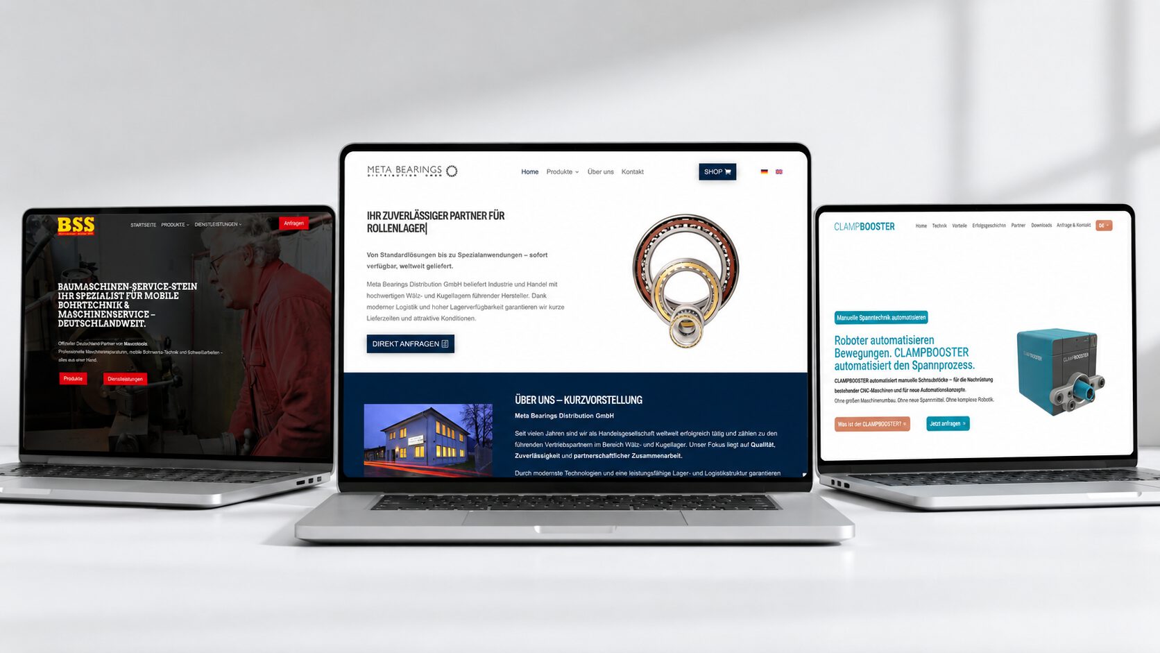Gemeinsame Präsentation der Projekte BSS Stein, Meta Bearings und CLAMPBOOSTER